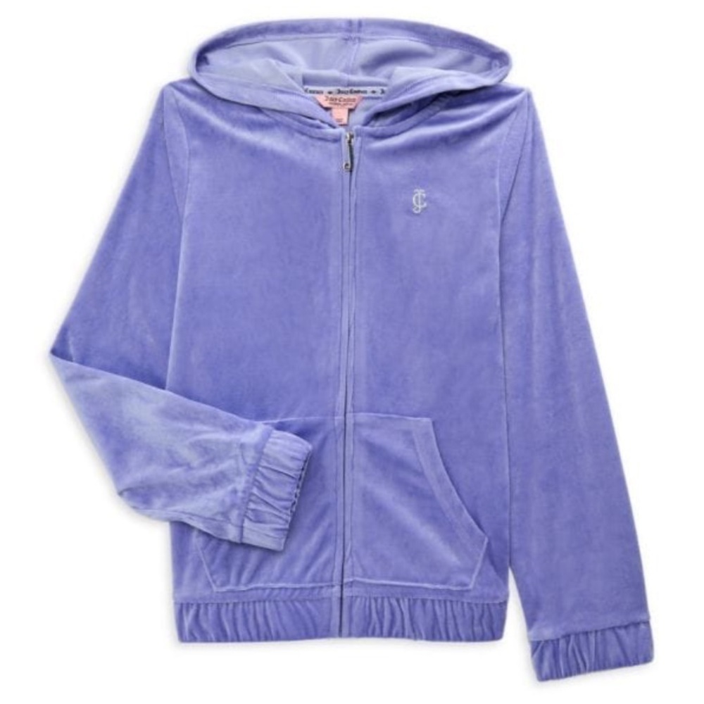 Juicy Couture Girl's Velour Zip Hoodie! NWT!